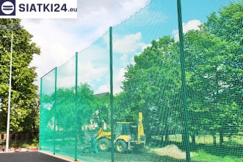 Siatki Goleniów - Zabezpieczenie za bramkami i trybun boiska piłkarskiego dla terenów Goleniowa