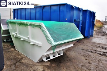 Siatki Goleniów - Siatka przykrywająca na kontener - zabezpieczenie przewożonych ładunków dla terenów Goleniowa